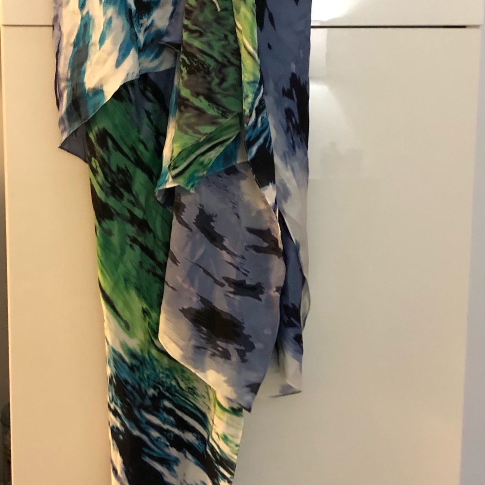 BCBG MaxAzria Dress ⭐️ strapless silk asymmetrical NWT - Picture 10 of 10